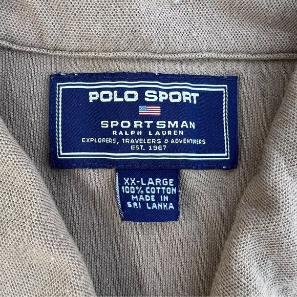 Vintage Polo Sport Ralph Lauren Sportsman Long Sleeve Polo Shirt - Picture 5 of 5